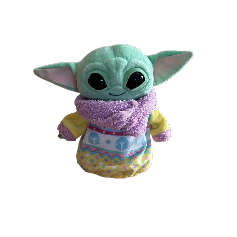 Star Wars: The Mandalorian 8in Grogu Easter Sweater Plush Stuffed Figure